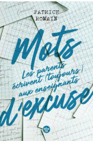 Mots d-excuse : les parents ecrivent toujours aux enseignants