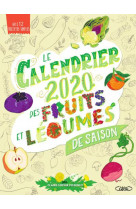 Le calendrier 2020 des fruits et legumes de saison