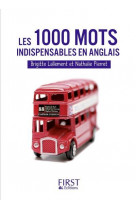 Petit livre de - les 1000 mots indispensables anglais