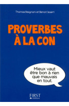 Petit livre de - proverbes a la con