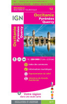 Nr12 occitanie (pyrenees-quercy)  1/250 000