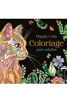 Happy cats - coloriage pour adultes