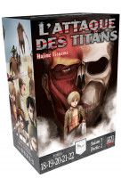 L-attaque des titans - l-integrale - t05 - l-attaque des titans coffret t18 a t22 - coffret 5 tomes