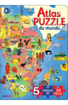 Atlas puzzle du monde