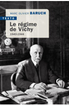 Le régime de vichy