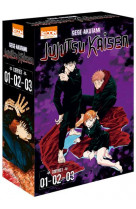 Coffret jujutsu kaisen vol. 1 a 3