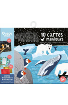 Ma pochette d-artiste - 10 cartes magiques - cartes a gratter et a metalliser