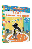 Mes autocollants malins - loup l-anniversaire deguise