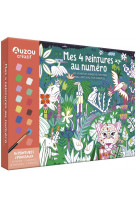 Mon coffret d-artiste - mes 4 peintures au numero