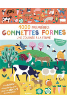 Mes tout premiers autocollants - 1000 premieres gommettes formes - une journee a la ferme