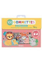 100 gommettes - les bebes animaux