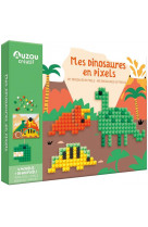 Mon coffret d'artiste - mes créations en pixels - dinosaures