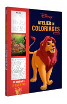 Disney teens - atelier de coloriages - portraits en pas a pas