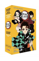 Coffret demon slayer : roman jeunesse n 01 + tome 01