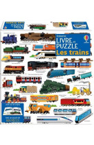 Les trains - coffret livre et puzzle