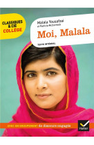 Moi malala - avec un groupement thematique  des discours au service de grandes causes