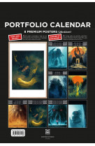 Calendrier portfolio 2024 cthulhu