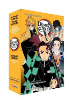 Coffret demon slayer t04 + roman jeunesse t02