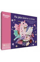 Mon coffret d-artiste - ma jolie licorne a strass