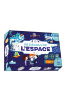 Je decouvre l-espace - coffret avec lampe et poster phosphorescent des constellations