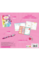 Mon carnet secret licorne - coffret avec stylo 4 couleurs