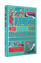 Alice au pays des merveilles suivi de l-autre cote du miroir - illustre et anime par minalima