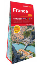 France 2024 1/1.100.000 (carte grand format laminée)