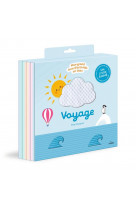 Voyage - mon grand livre d-activites en tissu