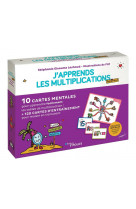 J'apprends les multiplications autrement : 10 cartes mentales pour apprendre facilement les tables de multiplications ! +120 cartes d'entrainement pour reviser en s'amusant