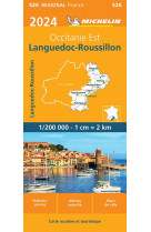 Carte régionale languedoc-roussillon 2024