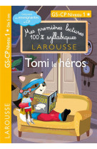 Premieres lectures syllabiques cp niv 1 - tomi, le heros