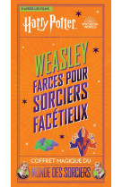 Harry potter - weasley - farces pour sorciers facetieux - coffret magique du monde des sorciers