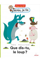 Que dis-tu, le loup ?