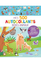 500 autocollants - bébés animaux