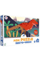 Mon puzzle recto-verso t-rex - jouet