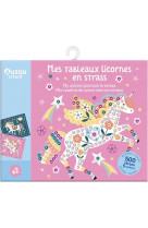 Ma pochette d-artiste - mes tableaux licornes en strass