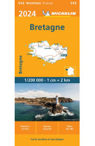 Carte régionale bretagne 2024