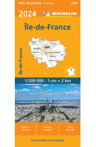 Carte regionale ile-de-france 2024