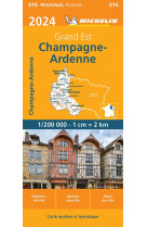 Carte regionale champagne-ardenne 2024