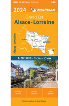 Carte regionale alsace, lorraine 2024