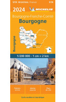 Carte regionale bourgogne 2024