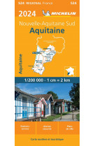 Carte régionale aquitaine 2024