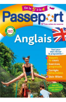 Passeport - anglais - de la 5e à la 4e - cahier de vacances 2024