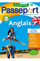 Passeport - anglais - de la 4e à la 3e - cahier de vacances 2024