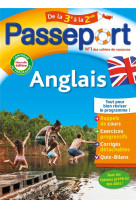 Passeport - anglais - de la 3e à la 2nde - cahier de vacances 2024