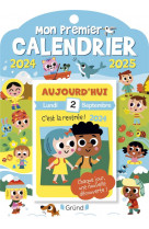 Mon premier calendrier 2024-2025