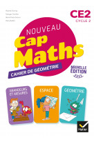 Cap maths ce2 - éd. 2021 - cahier de géométrie-mesure