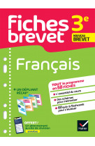 Fiches brevet français 3e brevet 2025