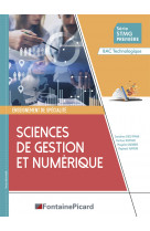 Sciences de gestion et numerique premiere stmg