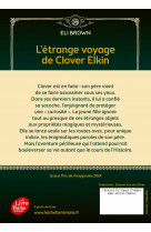 L'étrange voyage de clover elkin